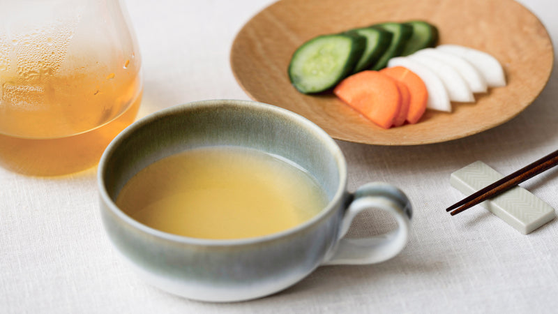 「阿波晩茶」とお漬物でほっとひと息。阿波晩茶をおいしく淹れるレシピ