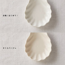 画像をギャラリービューアに読み込む, 亀田文 貝がら小皿