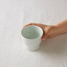 画像をギャラリービューアに読み込む, 亀田大介 白磁刻線台小鉢