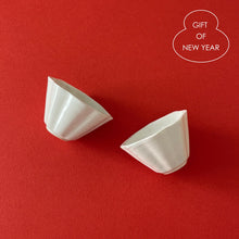 画像をギャラリービューアに読み込む, 中村豊実 輪花茶杯2個セット