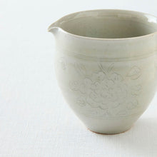 画像をギャラリービューアに読み込む, 齋藤有希子 牡丹唐草白釉茶海