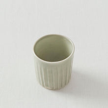 画像をギャラリービューアに読み込む, 光藤佐 白磁鎬カップ