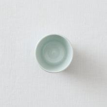画像をギャラリービューアに読み込む, 土井善男 乳白釉シノギ猪口