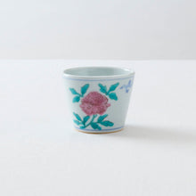 画像をギャラリービューアに読み込む, 清水なお子 文蕎麦猪口牡丹