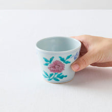 画像をギャラリービューアに読み込む, 清水なお子 文蕎麦猪口牡丹