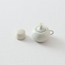 画像をギャラリービューアに読み込む, タナカシゲオ 白瓷アルコールランプ