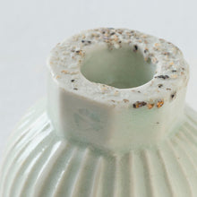 画像をギャラリービューアに読み込む, タナカシゲオ 白瓷高台面取鎬盃(約60ml)