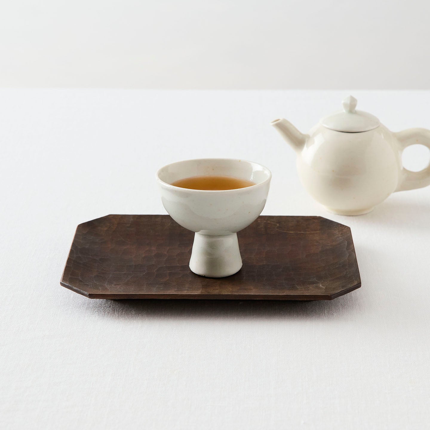 タナカシゲオ 白瓷高杯(タナカシゲオ) – 煎茶堂東京オンライン