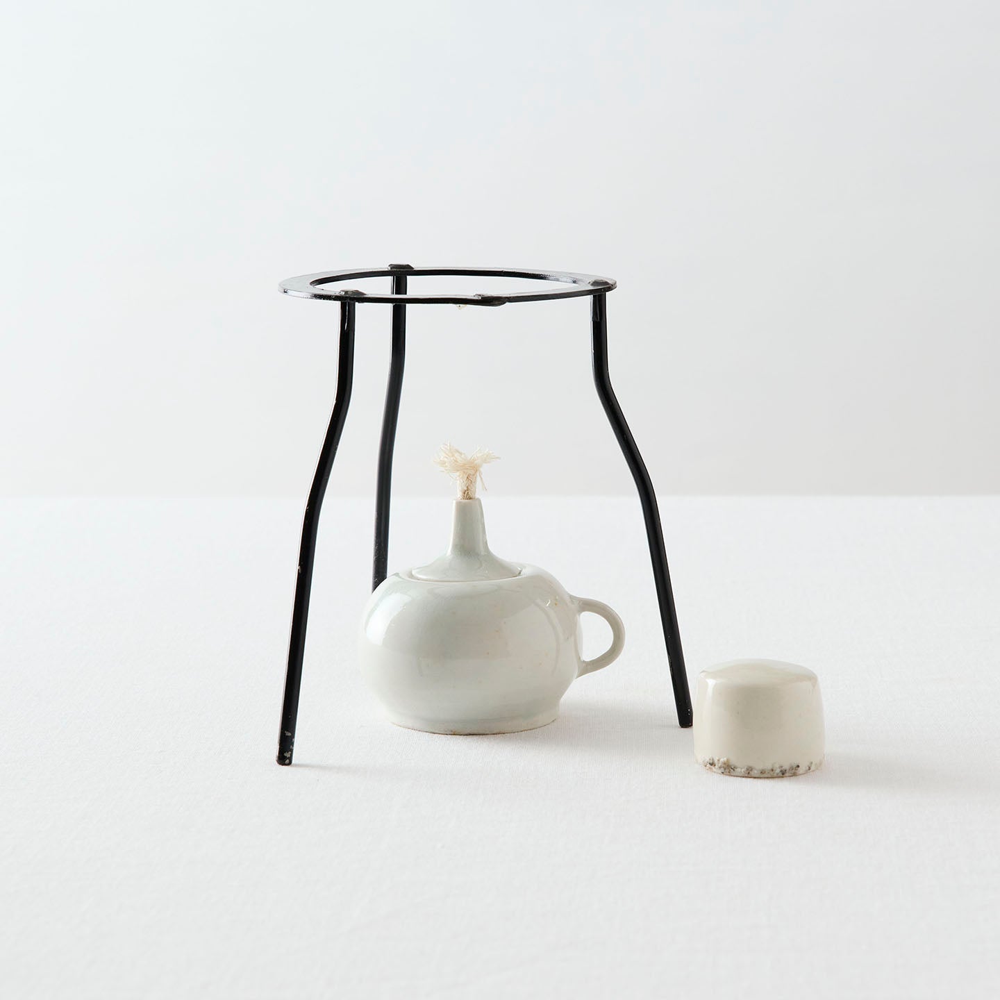 タナカシゲオ 白瓷アルコールランプ(タナカシゲオ) – 煎茶堂東京オンライン