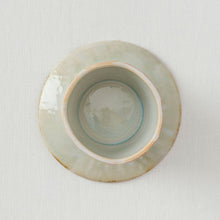 画像をギャラリービューアに読み込む, 光藤佐 白磁面取高坏5.5寸