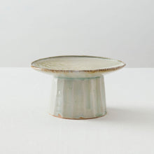 画像をギャラリービューアに読み込む, 光藤佐 白磁面取高坏5.5寸