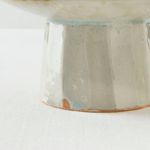 画像をギャラリービューアに読み込む, 光藤佐 白磁面取高坏5.5寸