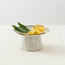 画像をギャラリービューアに読み込む, 光藤佐 白磁面取高坏5.5寸