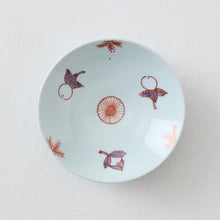 画像をギャラリービューアに読み込む, 清水なお子 色絵鬼灯文6寸浅鉢