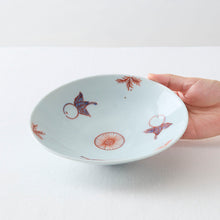 画像をギャラリービューアに読み込む, 清水なお子 色絵鬼灯文6寸浅鉢