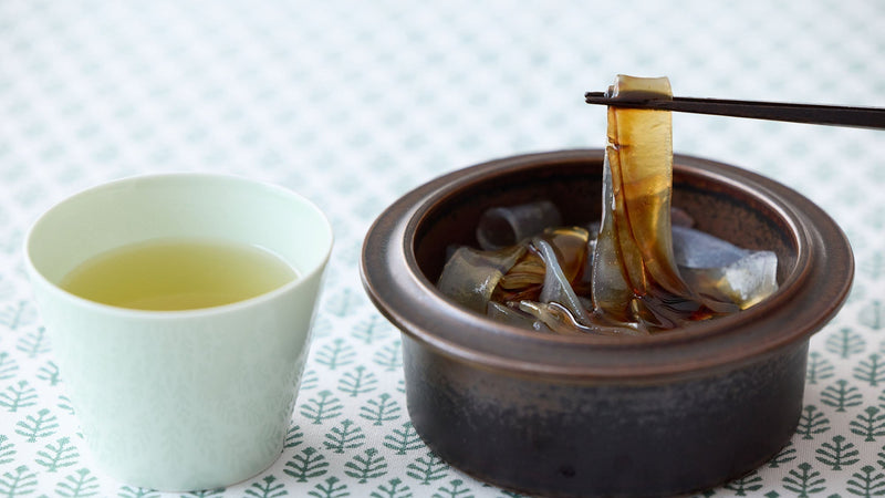 涼を味わう。葛切りと「白桃烏龍茶 翠玉」のレシピ