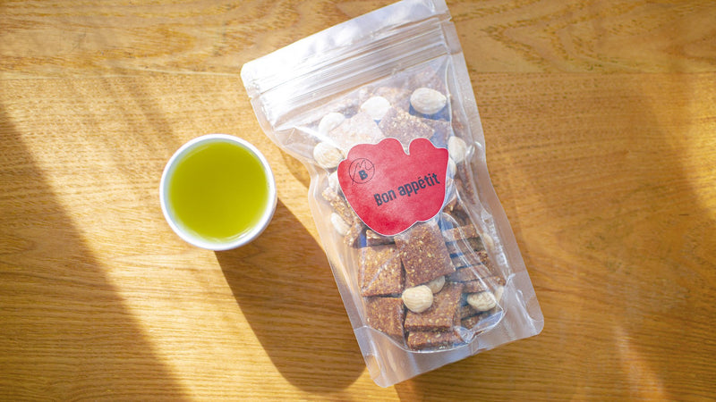【お菓子とお茶】松陰神社前 MERCI BAKEの「おつまみクッキー」と「006 ゆたかみどり 知覧」で手が止まらないおやつ時間