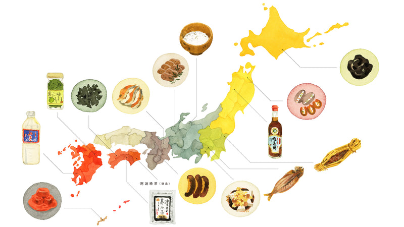 日本全国の発酵食品が知りたい！〈 16のご当地発酵フードMAP 〉