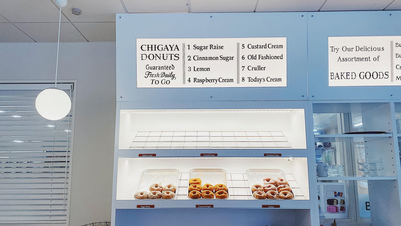 【お菓子とお茶】日本橋のアメリカンなドーナツショップ・Chigaya Bakeryの「レモンドーナツ」と「002 香駿」