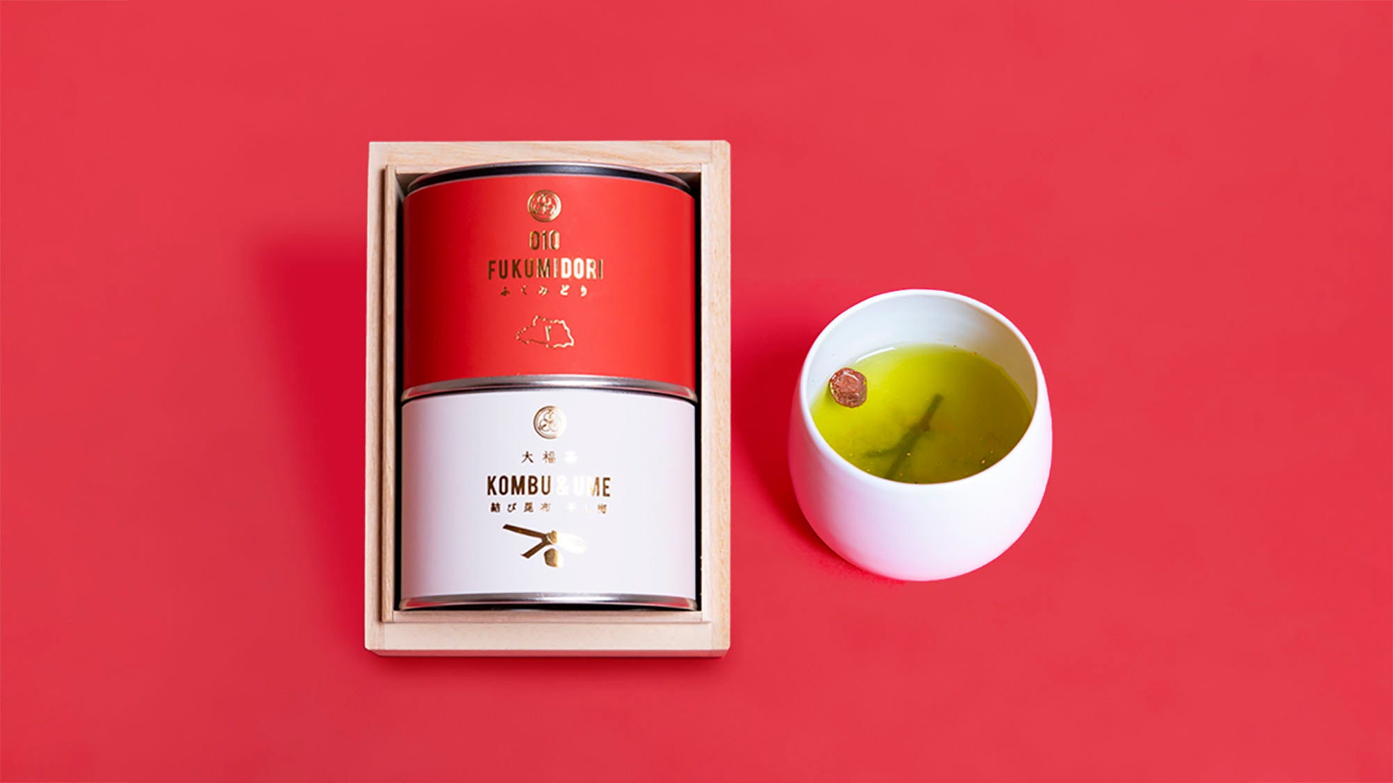 数量限定】2024年の「無病息災」を願うお茶「金粉入り大福茶（桐箱入り