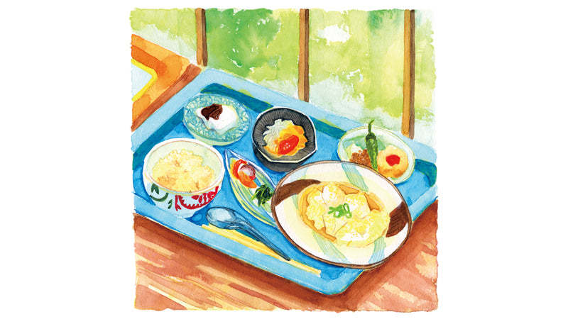 〈 あの人の朝ごはん 〉013 ゆし豆腐の朝ごはん定食 − 編集者・小田晶房