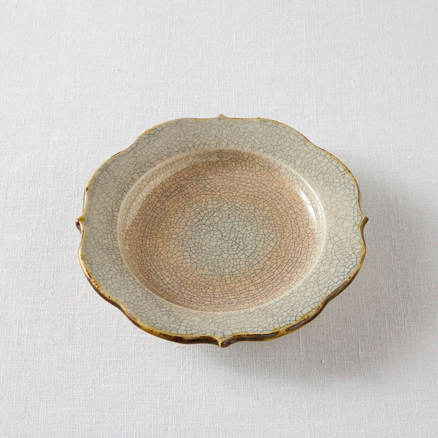 ちゃーさん新品　陶器　陶芸作家　輪花皿8枚　555 はなクラフト 輪花皿(はなクラフト) – 煎茶堂東京オンライン
