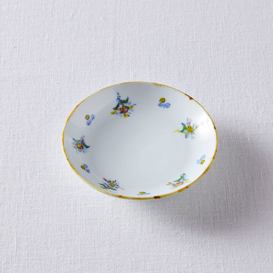 TATA pottery studio(田中大輝) 絵付扇花紋ソーサー