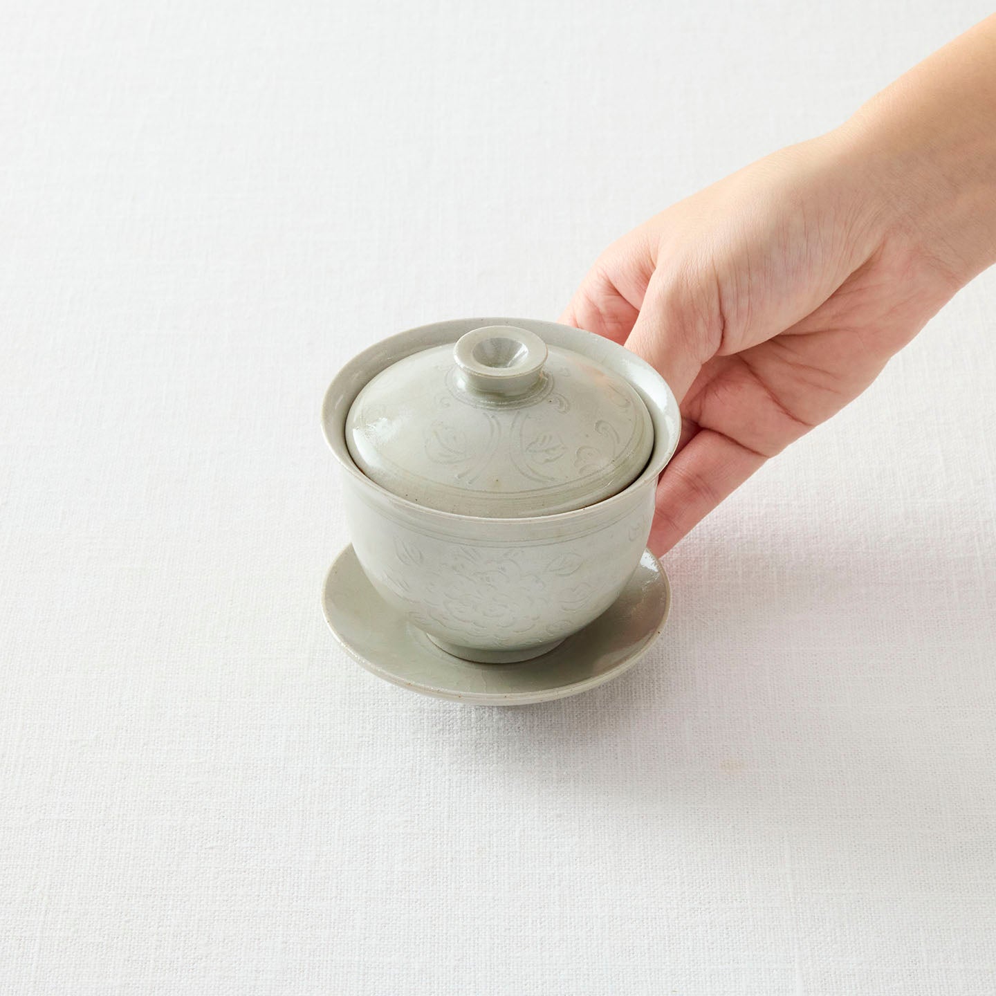 齋藤有希子 牡丹唐草蓋碗(齋藤有希子) – 煎茶堂東京オンライン