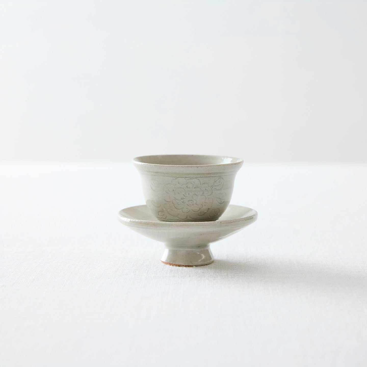 希少　アンティーク陶器　加藤麦袋　織部　茶器セット　明治初期　骨董　インテリア 240206_greenbrewing0859_square