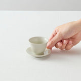 北井里佳 白土茶杯+茶托 7