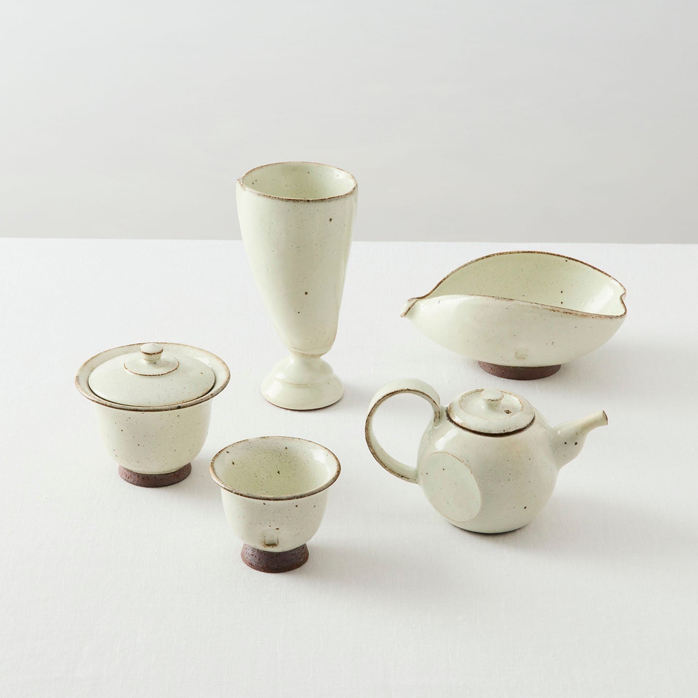 淡海陶芸研究所 白泥蓋碗(淡海陶芸研究所) – 煎茶堂東京オンライン