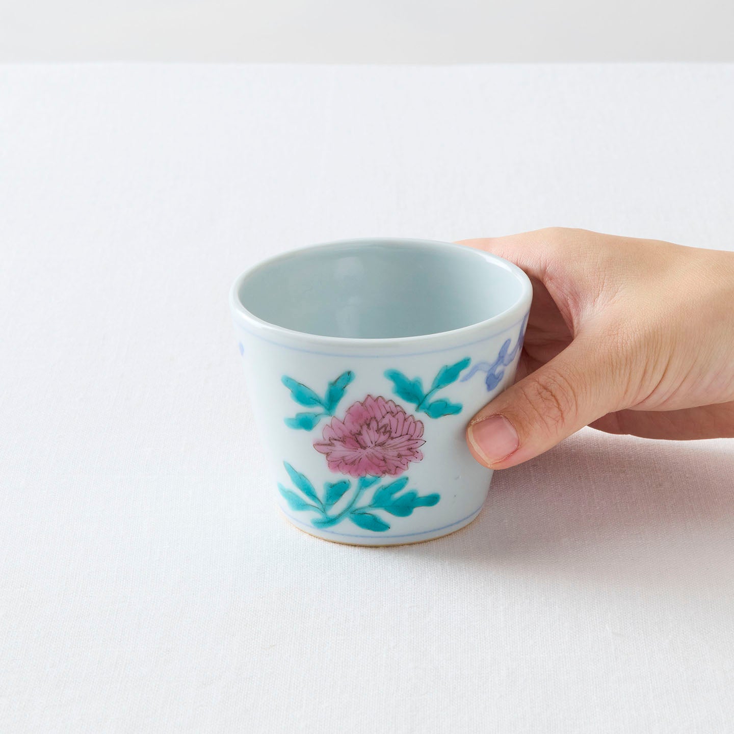 清水なお子 文蕎麦猪口牡丹(清水なお子) – 煎茶堂東京オンライン