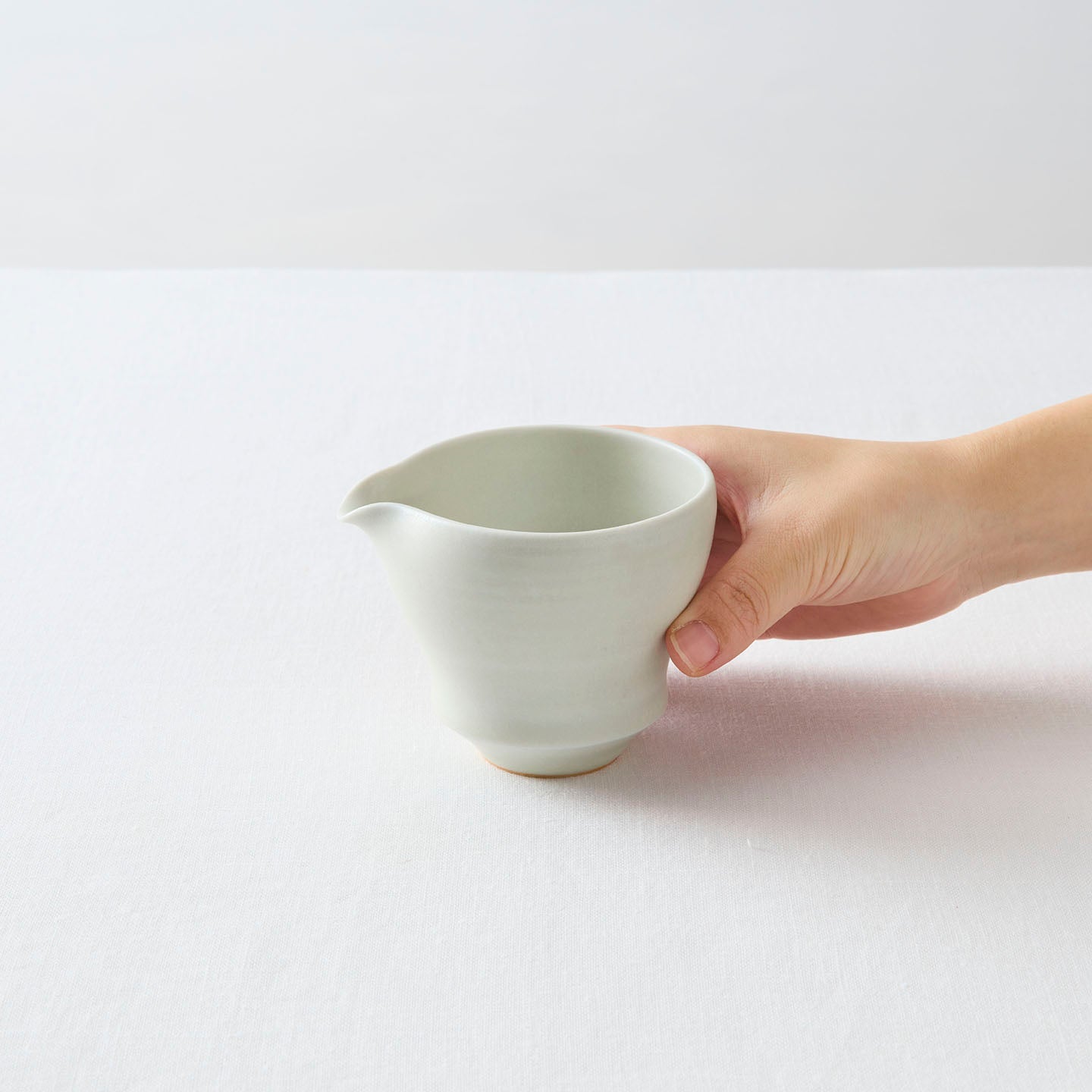 土井善男 緑白釉茶海(土井善男) – 煎茶堂東京オンライン