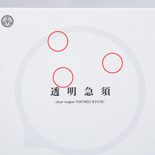 画像をギャラリービューアに読み込む, 割れない「透明急須」
