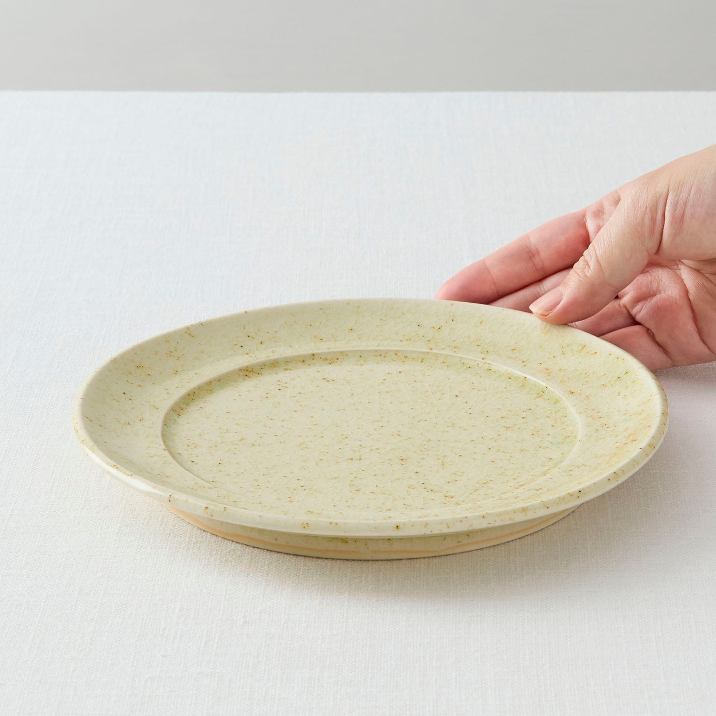 酒匂ふみ 6寸リム皿(酒匂ふみ) – 煎茶堂東京オンライン