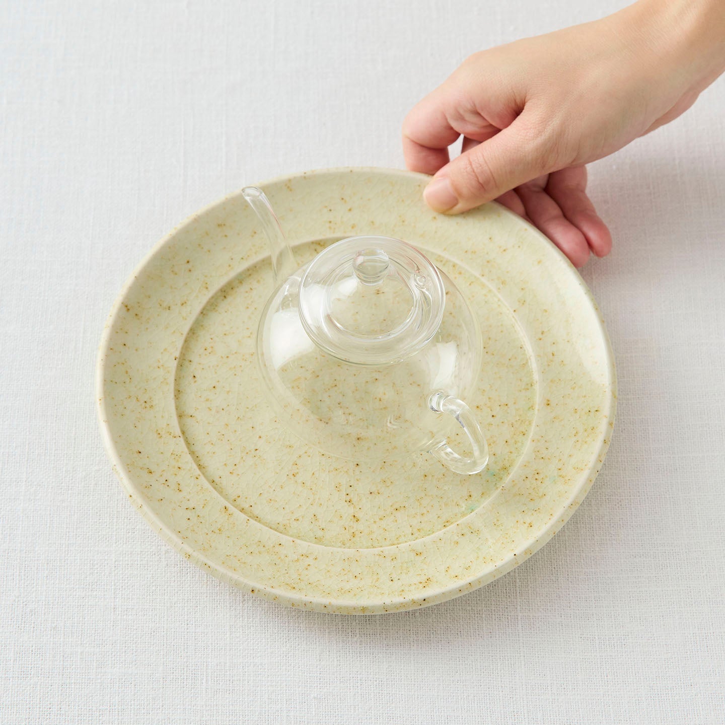 酒匂ふみ 6寸リム皿(酒匂ふみ) – 煎茶堂東京オンライン