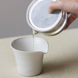 中村豊実 茶海・円柱・白 2