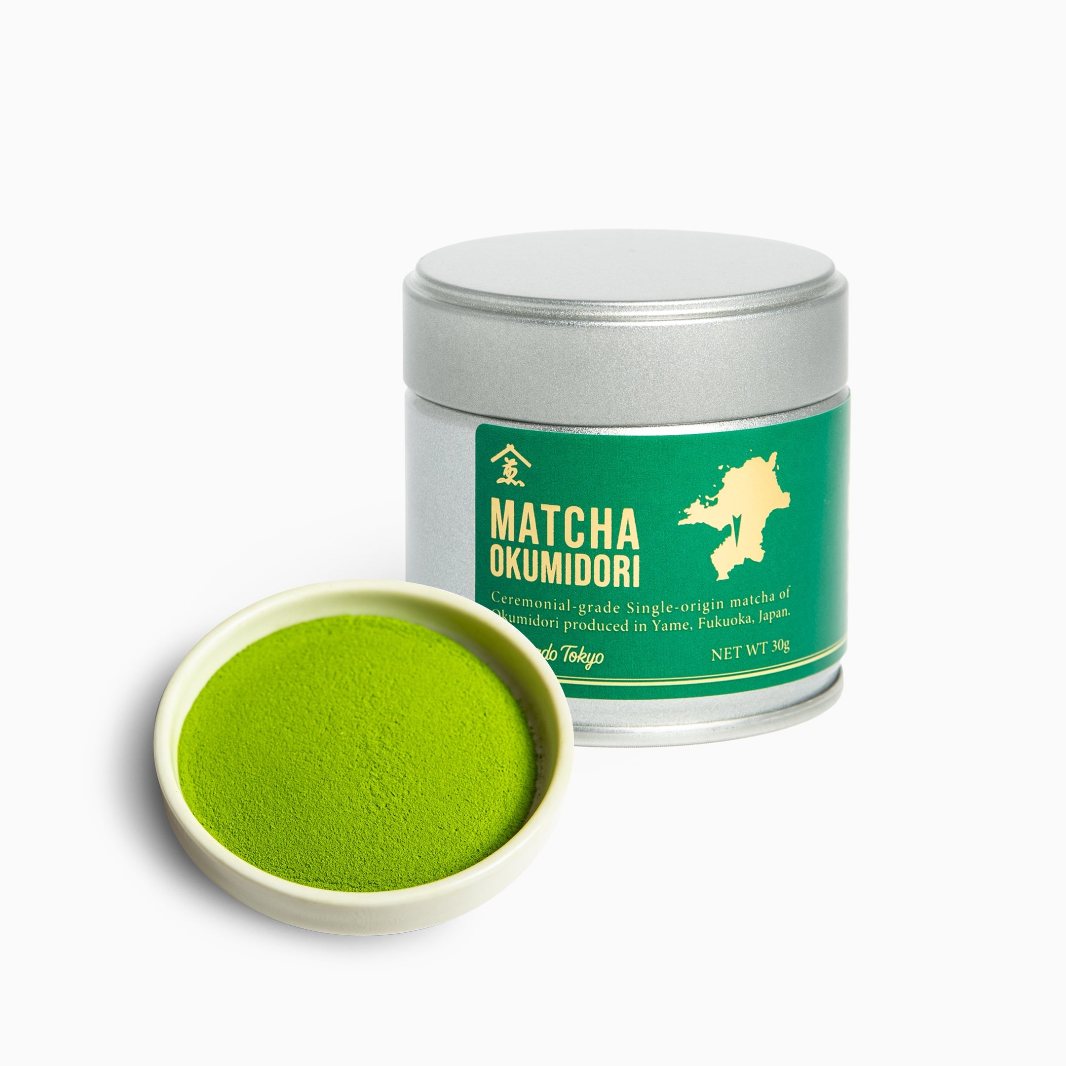 プレミアムの抹茶で無限の可能性！高級八女抹茶「奥翠」３０グラム プレミアテリーヌ / 最高級八女抹茶 香福 ーKoufukuー