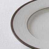 SAKUZAN 作山窯 snow wide plate 5
