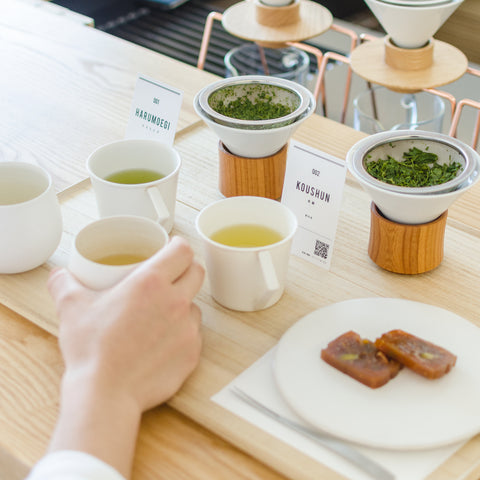 【東京茶寮】煎茶2種飲み比べ＋お茶菓子(50分)コースご予約(1名様分)